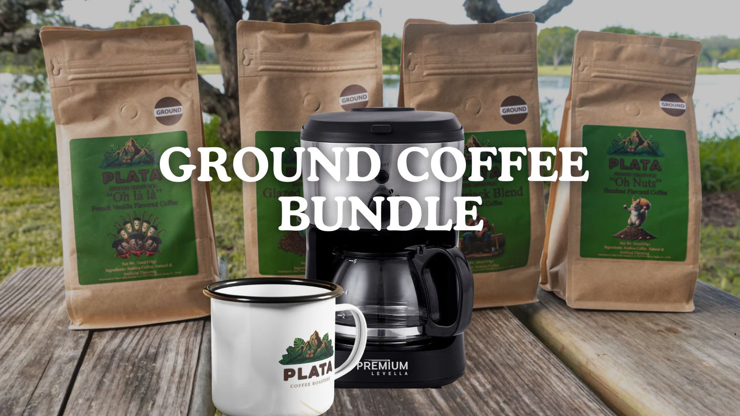The Daily Grind Deluxe by Plata Coffee Roasters (Ground Coffee Bundle)