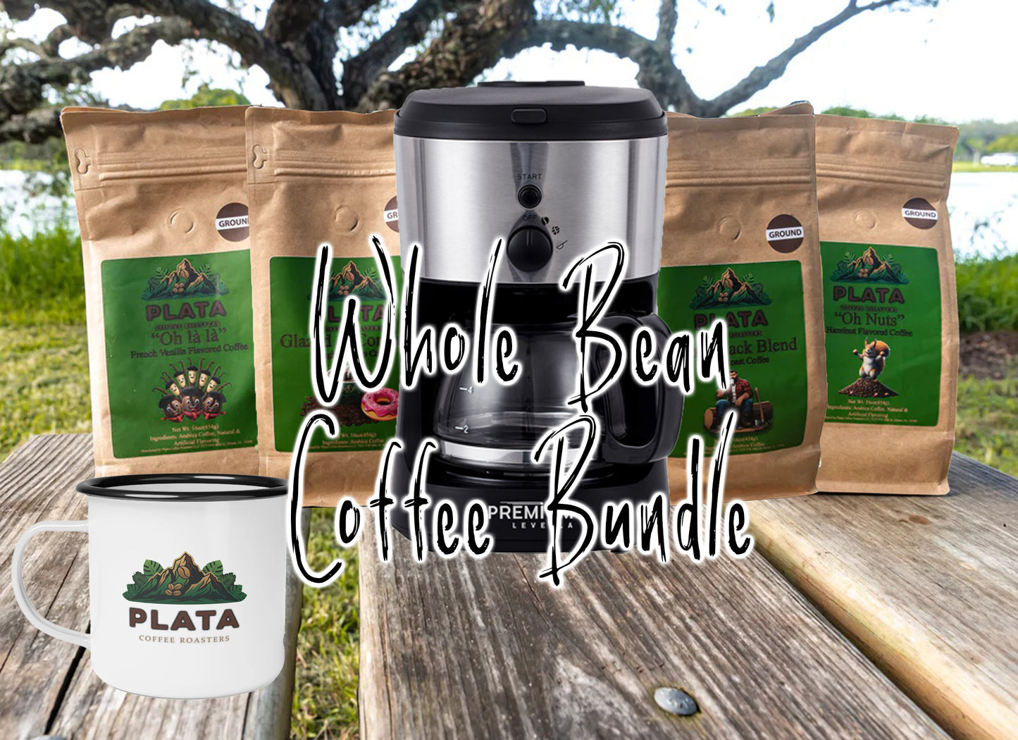 The Daily Grind Deluxe by Plata Coffee Roasters (Whole Bean Bundle)