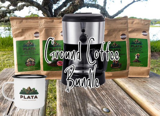 The Daily Grind Deluxe by Plata Coffee Roasters (Ground Coffee Bundle)